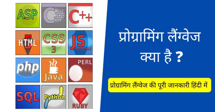प्रोग्रामिंग लैंग्वेज क्या है