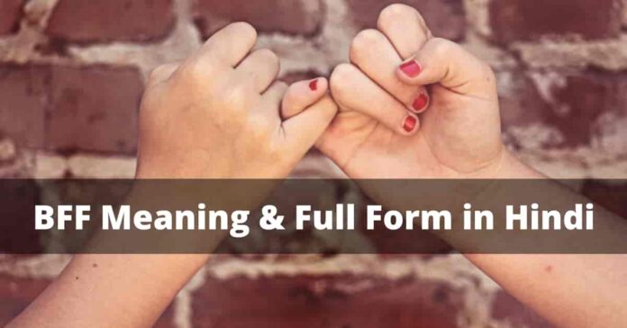 BFF Meaning in Hindi BFF Meaning in Hindi