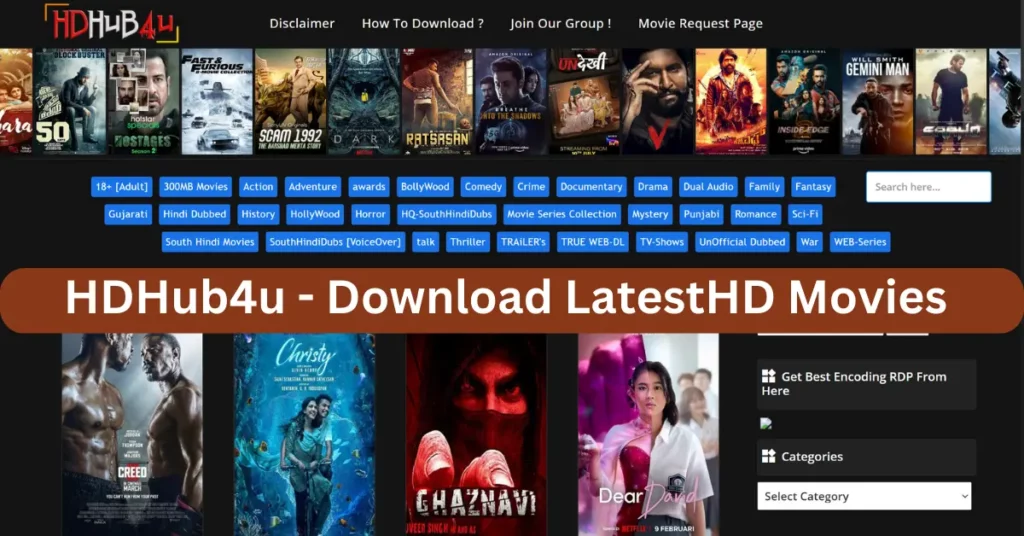 Hdhub4u 2023 Download & Watch Full HD Latest Bollywood, Telugu, Tamil